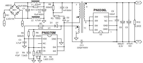 低功耗芯片10W充電器應用方案