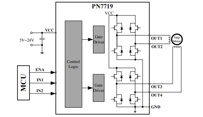 PN7719典型應用電路圖