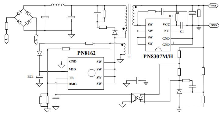 PN8162+PN8307H應用在公牛20W 2A1C快充飛碟插座